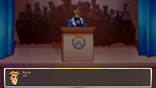 tracer gives us head in this uncensored anime parody game academy34