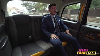 Female Fake Taxi - This Guy Scores Big with Horny Driver Today