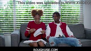 Rough Freeuse with Black Teen Stepsister James Cameron and Nicky Rebel