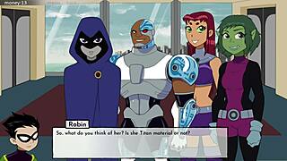 18titans part 8 with black anime parody.