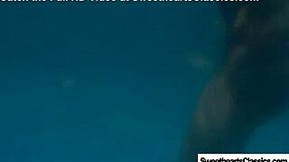 lesbian swimming team gets wild in the garden, fingering and licking hard!