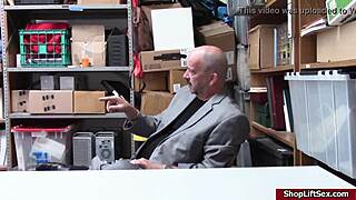 Mall Officer Fucks Teen Shoplifter