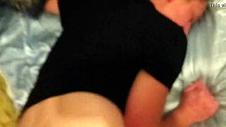 hot redhead in doggystyle pose at home