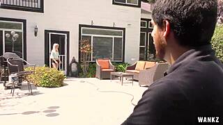 Blonde country teen maddy rose feels intense gagging during deepthroat