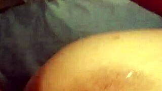 hot redhead in doggystyle pose at home