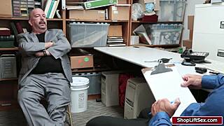 Mall Officer Fucks Teen Shoplifter