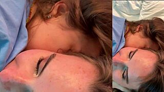 my birthday surprise with hot kisses, pussy play, blowjob, and internal cumshot