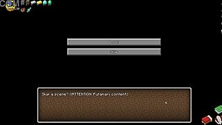 Merchant's Wild Encounter in Hornycraft: Dominated by Futanari's Big Cock