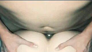 Anal sex with an MILF in a live porn show