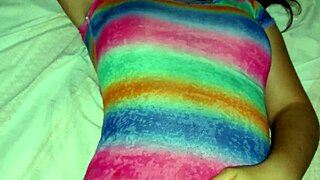 Mi Hermanastra Gimiendo Mientras Penetro Su Coño Y Me Riego En El