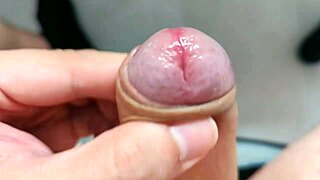 A gay man with a submissive fetish has a fantasy of being dominated by a master and sucking his cock