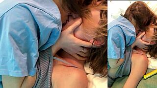 my birthday surprise with hot kisses, pussy play, blowjob, and internal cumshot