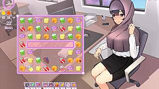 Tsundere Milf Boss Teases with Massive Tits in Hentai Game Ep 6