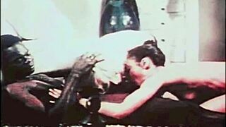 group interracial threesome in vintage setting