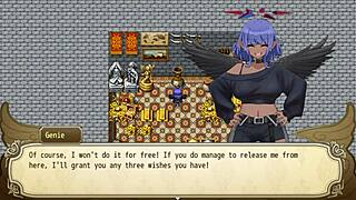 Lethargic angel finally earns those sexual credits with bondage and fingering part 4 😏