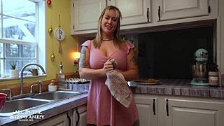 Hell Yeah! Swapping Stepmoms and Holding Back from Nutting in Wild Family Action. Blonde Milf Rides Monster Cock with Cum on Ass!