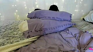 horny tattooed teen masturbates at home