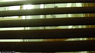 hidden camera spies on roommate's bathing masturbation