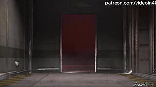 In Persistent Evil Control, Futa Excella Tests Her Abilities On Jill Valentine From Resident Evil, AI Upscaled Version