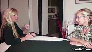 Deutsche Mutter sagt, Komm her, junger Handwerker, lass uns ficken!