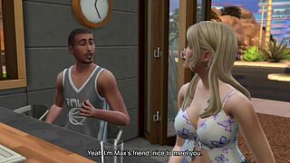 Teen Sister Loses Virginity to Step-Brother's Buddy in Sims 4