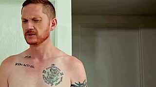 Stepson can’t resist stepdad’s huge cock during bareback session