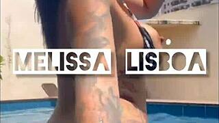 Hot milf Melissa Lisboa in naughty scenes and anal creampies