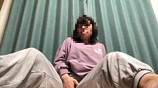 japanese amateur intensely licks and masturbates