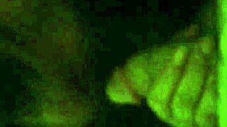 back in the day, anna maria gave her hubby a retro blowjob in their home.