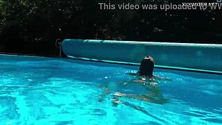 angelica, you’re the hottest milf naked at the pool!