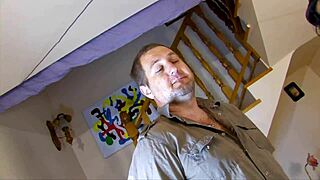 hardcore audition at a friends house with big tits brunette