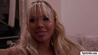 Busty Shemales Lick Nipples and Ass in Wild Action!