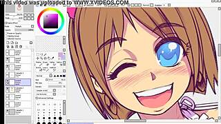 Hentai speed drawing - part 3 - flats & shading