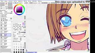 Hentai speed drawing - part 3 - flats & shading