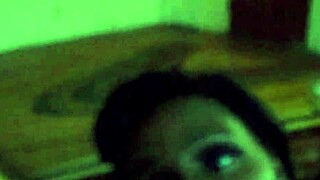 the ebony girl eagerly sucks the big black dick