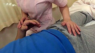 Natural Busty Honoka Orihara as Naughty Nurse in Extreme Check-Up Series 2.