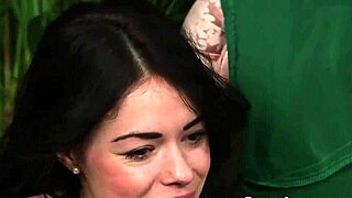 wacky honey receives facial cumshot, swallowing the load