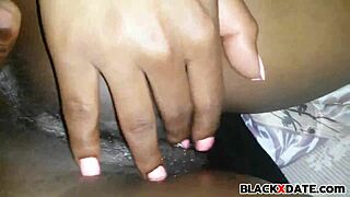 black couple's hardcore homemade fucking tape