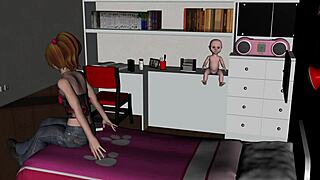 Unbelievable 3D Anal Bedroom Erotica! Cum in Arse Animation!