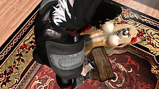 Unusual furry yiff order with wild 3D cartoon action