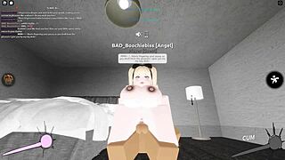 Blonde Rides Monster Cock in Various Positions