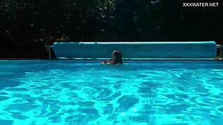 angelica, you’re the hottest milf naked at the pool!