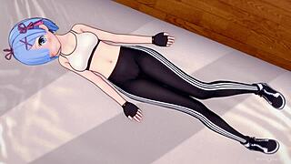 check out rem in sport outfit sex, he says