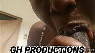 quick suck and gentle fuck with big black cock