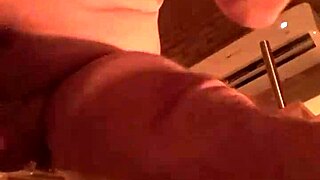 fat white gay sissy spills cum as the machine pounds him deep