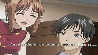 he snoozed his step sister and she found someone else in this hentai anime