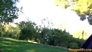 Tiny Trisha Takes on 5 Huge Dicks in Blowbang