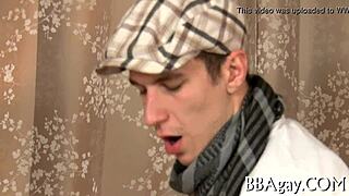 homosexual dude sure knows how to ride that big cock