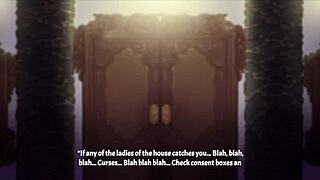 Episode 1 of sex maniac mansion hentai game: rough creampie with gender bender frankenstein, big tits, huge ass