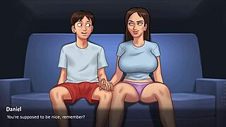 Hey there, step sis Jenny wanted a wild fuck after our date in Summertime Saga